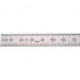 Règle en métal L.500mm acier flexible graduation g B -mm/1/2mm H.PREISSER