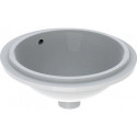 Lavabo sous plan VariForm rond d: 330mm sans trou de robinetterieavec trop plein we