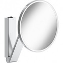 Miroir grossissant iLook_move d : 212 mm, illuminé noir chrome brossé KEUCO