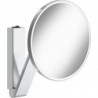 Miroir grossissant iLook_move d : 212 mm, finition aluminium KEUCO illuminée