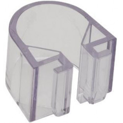 Clips 18 mm transparent