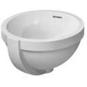 Lavabo à encastrer DURAVIT ARCHITECavec trop plein sans trou de robinetterie B d: 275mm sans trou de robinetterie blanc
