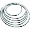 Tuyau flexible en cuivre Schell. Anneau de 5m. chromé d-10mm