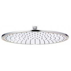 A-qa tête de douche métallique plate 400 mm