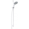 Freshline set de douche L90 cmavec douchette 3 jets blanc brillant