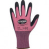 Gants LADY FLEXTER Taille 6 rose/noir EN 420/EN 388 PSA II STRONGHAND (Par 12)