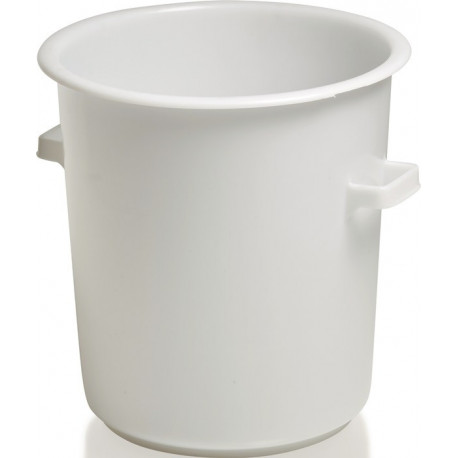 Bidon plastique environ 75l HD-PE blanc D515xH530mm avec poignée extérieure CRAEMER