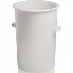 Bidon plastique 110l environ HD-PE blanc D515xH733mm avec poignée extérieure CRAEMER