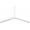 Tringle à rideaux Sonderl. d- 2.5cm Inox mat poncé