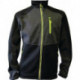 Veste polaire tricotée Taille XXXL vert foncé / noir / vert citron TERRAX