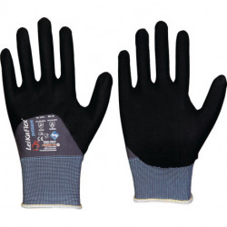 Gants LeikaFlex® Brilliant Taille 9 gris/noir PSA II 12 PA LEIPOLD (Par 12)