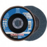 Disque à lamelles POLIFAN Z SG POWER STEELOX D. 125 mm granulation Z-60 conique (Par 10)