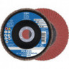 Disque à lamelles POLIFAN A-COOL SG INOX+ALU D. 125 mm granulation A-60 conique (Par 10)