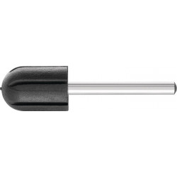 Porte-capuchons abrasifs POLICAP® D16xH26 mm D. de la tige 6 mm rond cylindrique