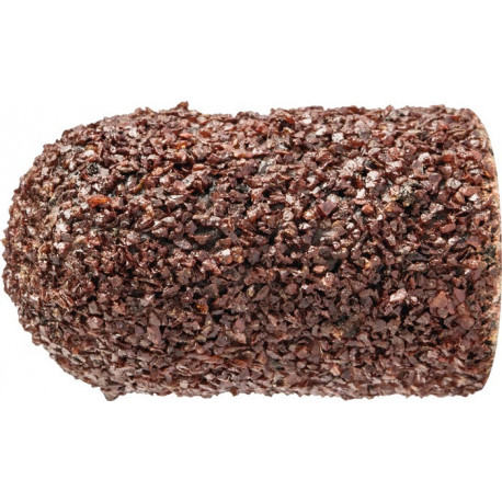 Capuchon abrasif POLICAP® D13xH17 mm granulation 60 WRC rond cylindrique marron (Par 50)
