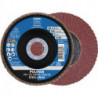 Disque à lamelles POLIFAN A SG STEELOX D. 125 mm granulation A-80 conique INOX c (Par 10)