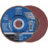 Disque à lamelles POLIFAN A SG STEELOX D. 125 mm granulation A-120 conique INOX (Par 10)