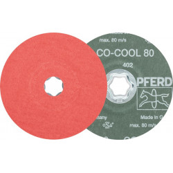 Disque en fibres COMBICLICK CO-COOL D. 125 mm granulation 60 INOX/aluminium grai (Par 25)