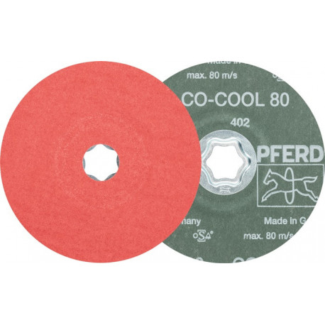 Disque en fibres COMBICLICK CO-COOL D. 125 mm granulation 60 INOX/aluminium grai (Par 25)