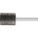 Meule sur tige INOX EDGE D25xH32 mm 6 mm corindon ordinaire AN 30 ZY PFERD (Par 10)