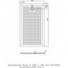 Receveur de douche Hoesch MUNA S avec antidérapant 1600x900x30mm blanc