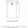 Receveur de douche Hoesch MUNA S 1300x800x30mm blanc