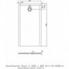Receveur de douche Hoesch MUNA S 1500x800x30mm blanc