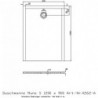 Receveur de douche Hoesch MUNA S 1200x900x30mm blanc