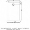 Receveur de douche Hoesch MUNA S 1300x900x30mm blanc