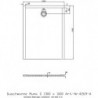 Receveur de douche Hoesch MUNA S 1300x1000x30mm blanc