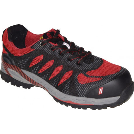 Chaussure de sécurité PRO STEP Taille 44 noir/rouge S1P SRC ESD EN ISO 20345.EN61340-4-3