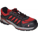 Chaussure de sécurité PRO STEP Taille 44 noir/rouge S1P SRC ESD EN ISO 20345.EN61340-4-3