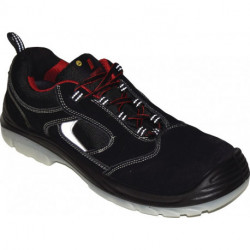 Chaussure de sécurité EASY STEP Taille 41 noir S1P SRC ESD EN20345 Cuir NITRAS