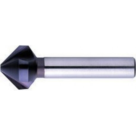 Fraise conique 90°, à chanfreiner et ébavurer, en acier à coupe rapide, DIN 335-C, revêtement TiAIN, Ø nominal : 31,0 mm, Plus petit Ø 4,2 mm
