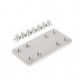 Raccords rails plats FBW2560 RJOINT 0.075kg inox STA THK