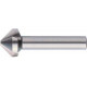 Fraise conique 90°, à chanfreiner et ébavurer, PM, Ø nominal : 16,5 mm, Plus petit Ø 3,2 mm, Long. totale 60 mm, queue Ø 10 mm
