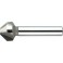 Fraise conique 90°, à chanfreiner et ébavurer, en carbure, Ø nominal : 25,0 mm, Plus petit Ø 3,8 mm, Long. totale 67 mm, queue Ø 10 mm