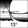 Fraise d'ébauche courte, type HR, 3 à 6 dents, en acier à coupe rapide à 10% de cobalt, surface recouverte de TiAIN, Ø d1 - k12 : 20,0 mm