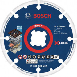 Disque diamant Expert Diamond Metal Wheel X-LOCK D.125mm foret 22.23mm