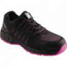 Chaussure de sécurité femme GirlStar 5180 Taille 38 noir/rose S1P SRC PES RUNNEX