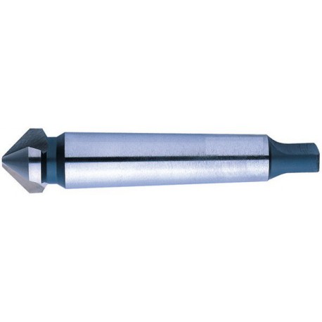 Fraise conique 90°, à chanfreiner et ébavurer, avec queue cône Morse, Ø nominal : 80,0 mm, Plus petit Ø 22,0 mm, Long. totale 190 mm, Queue CM : 4