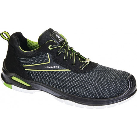 Chaussure de sécurité Ringo Taille 43 noir/vert S3 SRC ESD EN20345 Textil LEMAITRE