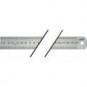 Réglet en acier longueur 1000 mm acier flexible graduation A - mm/mm HELIOS PREISSER