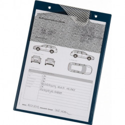 Sac dapplication avec fermeture velcro, corde et 2 comp. Format A4 bleu UE - 10 pièces EICHNER (Par 10)
