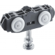 Roulette rail 80 NT avec cintre
