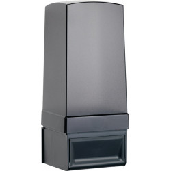 Distributeur de savon NOW safetey H285xl117xP122env. mm noir transparent Exécution en plastique PROMAT