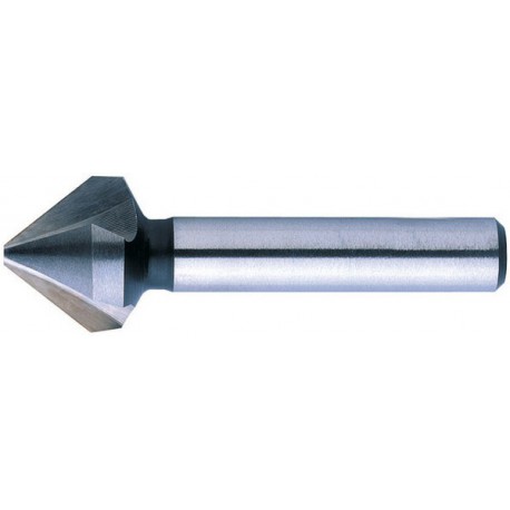 Fraise conique 75°, à chanfreiner et ébavurer, Ø nominal : 10,4 mm, Plus petit Ø 2,7 mm, Long. totale 51 mm, queue Ø 6 mm