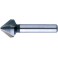 Fraise conique 75°, à chanfreiner et ébavurer, Ø nominal : 25,0 mm, Plus petit Ø 5,2 mm, Long. totale 69 mm, queue Ø 10 mm