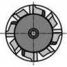 Fraise pour rainures en T, Ø x Larg. : d1-d11 x b - d11 : 28,0 x 12 mm, Long. totale l1 85 mm, pour rainures en T, DIN 650 16, Ø de col env. : 13,0 mm
