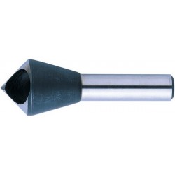 Fraise à ébavurer, 90°, Ø de la tête : 21,0 mm, Long. totale 65 mm, Ø queue 10 mm, Capacité de lamage : 10-15 mm